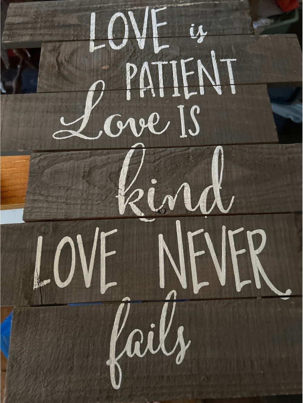 Rustic Wooden Wall Decor with Inspirational Quote